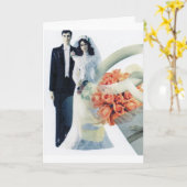 Glückwunsch zur Hochzeit Karte (Gelbe Blume)