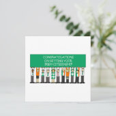 Glückwunsch zur irischen Staatsbürgerschaft Karte (Stehend Vorderseite)