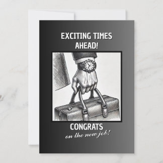 Glückwunsch zur neuen Aufgabe Feiertagskarte