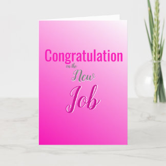 Glückwunsch zur neuen Stelle Feiertagskarte