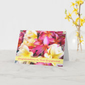 Glückwunsch zur Verlobung Tropical Plumeria Karte (Gelbe Blume)