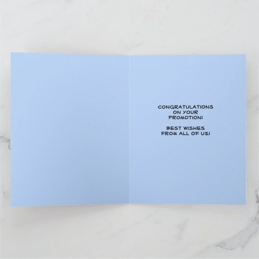 Glückwunsch zur Werbeaktion von uns allen, JUMBO Karte (Innenseite)