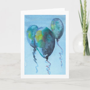 Glückwunschballons Karte