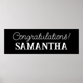 Glückwunschbanner, Graduierungspartei Poster