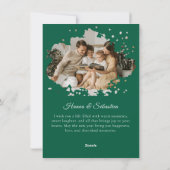 Glückwunschbogen Arch 2 Foto Feiertagskarte (Rückseite)