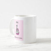 Glückwünsche 10K für weiblichen Läufer Kaffeetasse (Vorderseite Links)