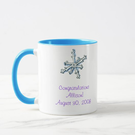 Glückwünsche Allison-Skifahren Tasse (Links)