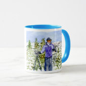 Glückwünsche Allison-Skifahren Tasse (VorderseiteRechts)