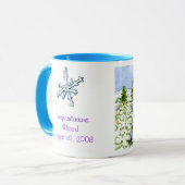 Glückwünsche Allison-Skifahren Tasse (Vorderseite Links)