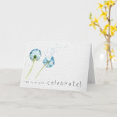 Glückwünsche an Ihrem Adoptionstag Karte (Gelbe Blume)