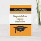 Glückwünsche auf Abschluss-benutzerdefinierte Kart Karte (Vorderseite)