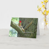 Glückwünsche auf Abschluss für Cousin, Karte (Gelbe Blume)