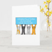 Glückwünsche auf dem Bestehen der CPA-Prüfung Karte (Gelbe Blume)