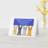 Glückwünsche auf dem Empfangen Ihrer niedlichen Karte (Gelbe Blume)