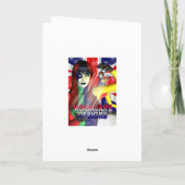 Glückwünsche auf dem Gewinnen in der Schach-Karte Karte (Rückseite)