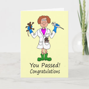 Glückwünsche auf dem Werden qualifiziert als Karte