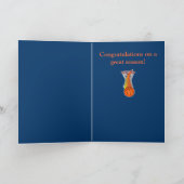 Glückwünsche auf einer großen Basketballsaison Karte (Innenseite)