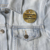 Glückwünsche auf Ihrem 50. Hochzeitstag Button (Beispiel)