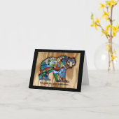 Glückwünsche auf Ihrem Abschluss Faltkarte Karte (Gelbe Blume)