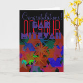 Glückwünsche auf Ihrem Bar Mitzvah Karte (Gelbe Blume)