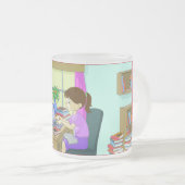 Glückwünsche auf Ihrem Doktortitel, lustige Bücher Mattglastasse (VorderseiteRechts)