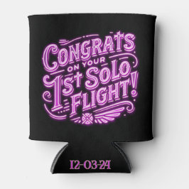 Glückwünsche auf Ihrem ersten Solo-Flug Dosenkühler