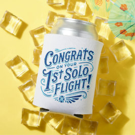 Glückwünsche auf Ihrem ersten Solo-Flug Dosenkühler