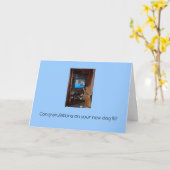 Glückwünsche auf Ihrem neuen Hund!!! Karte (Gelbe Blume)