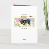 Glückwünsche auf Ihrem neuen Welpen Karte (Rückseite)