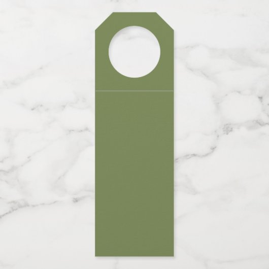 Glückwünsche auf Ihrem neuen Zuhause-Blume-Bouquet Flaschenanhänger (Rückseite)