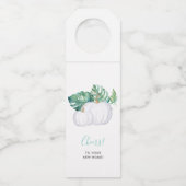 Glückwünsche auf Ihrem neuen Zuhause Florida Ernte Flaschenanhänger (Vorderseite)