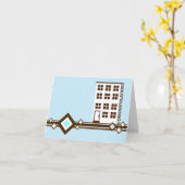 Glückwünsche auf Ihrem neuen Zuhause: Karte (Gelbe Blume)