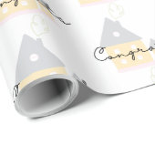 Glückwünsche auf Ihrem neuen Zuhause-Wrapper Geschenkpapier (Rolleneckpunkt)