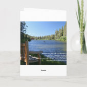 Glückwünsche auf Ihrem Ruhestand, einfach, Weg Karte (Rückseite)