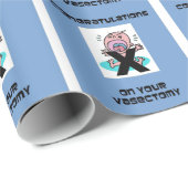 Glückwünsche auf Ihrem Vasectomy Geschenkpapier (Rolleneckpunkt)
