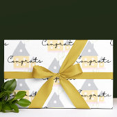 Glückwünsche auf Ihren neuen Zuhause-Wrapping Pape Geschenkpapier Set