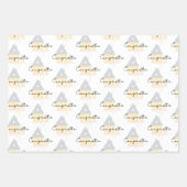 Glückwünsche auf Ihren neuen Zuhause-Wrapping Pape Geschenkpapier Set (Vorderseite)