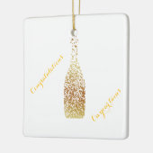 Glückwünsche auf Ihren Zwillingen Keramikornament (Links)