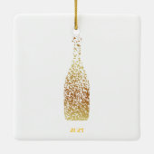 Glückwünsche auf Ihren Zwillingen Keramikornament (Rückseite)