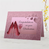 Glückwünsche auf Ihrer Abschluss-Gruß-Karte Karte (Gelbe Blume)