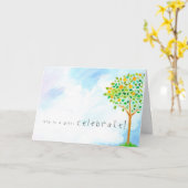 Glückwünsche auf Ihrer Adoption Karte (Gelbe Blume)