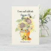 Glückwünsche auf Ihrer Babyankündigung Ankündigung (Stehend Vorderseite)