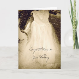 Glückwünsche auf Ihrer Hochzeit Karte