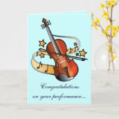 Glückwünsche auf Ihrer Musik-Leistung Karte (Gelbe Blume)