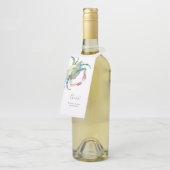 Glückwünsche auf Ihrer neuen Zuhause Blue Crab Wei Flaschenanhänger (Angewinkelt)