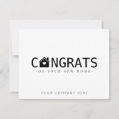 Glückwünsche auf Ihrer neuen Zuhause Karte (Vorderseite)