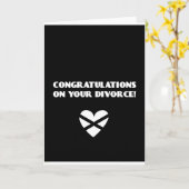 Glückwünsche auf Ihrer Scheidung Karte (Gelbe Blume)