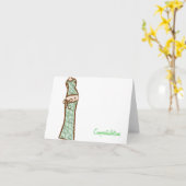 Glückwünsche auf Ihrer Schwangerschaft Karte (Gelbe Blume)