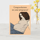 Glückwünsche auf Ihrer Schwangerschaft Karte (Gelbe Blume)
