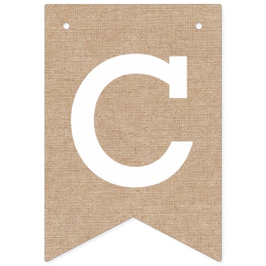 Glückwünsche auf Leinwand-Blick Wimpelkette (Erste Fahne)